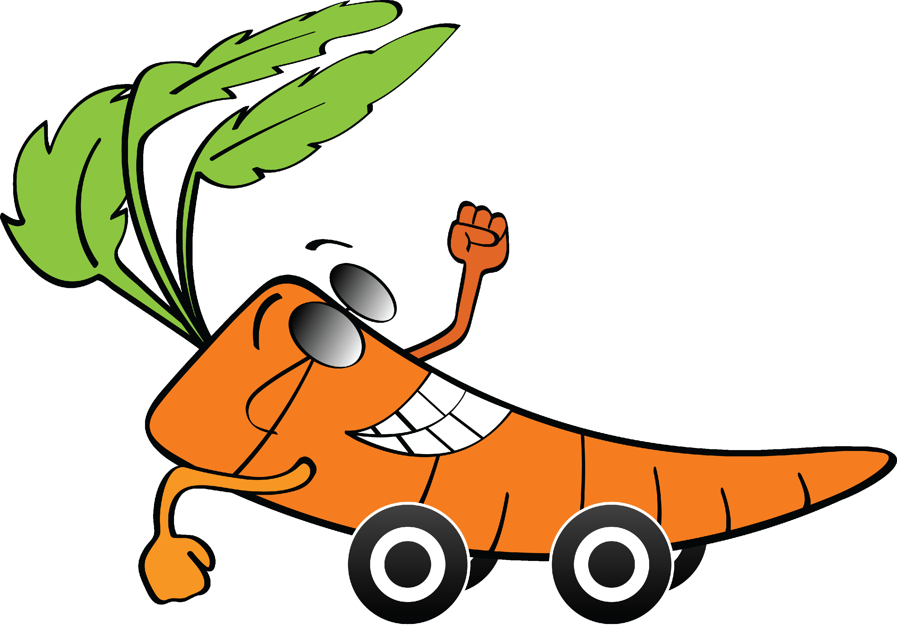 Carrot Express 801 Motel Drive Milan, Nm 87021 505 - Cartoon Carrot Car - Free Transparent PNG Clipart Images Download. - Car Transparent PNG Free Download