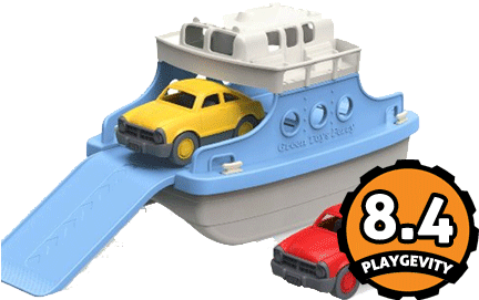 Green Toys Ferry Boat With Mini Cars Bathtub Toy - Green Toys - Ferry Boat And 2 Mini Cars - Free Transparent PNG Clipart Images Download. - Car Transparent PNG Free Download
