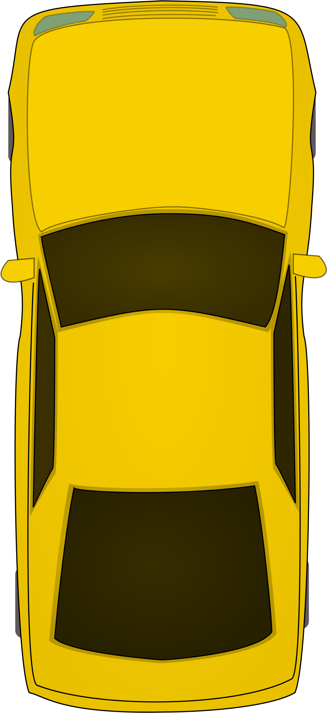 Car Clipart Aerial View - Car Clipart Top View Png - Free Transparent PNG Clipart Images Download. - Car Transparent PNG Free Download