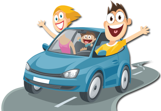 Family In Car - Car Family Vector Png - Free Transparent PNG Clipart Images Download. - Car Transparent PNG Free Download