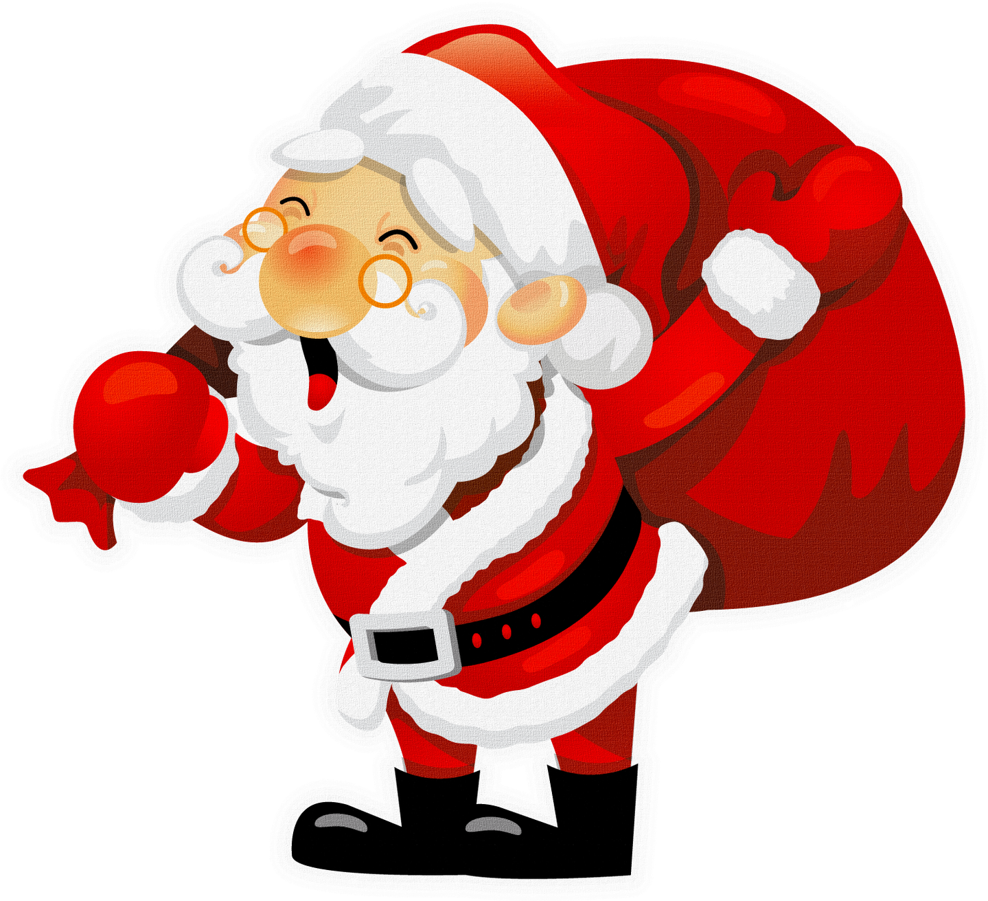 Papai Noel Png - Santa7c Round Car Magnet Transparent PNG - 1600x1340 - Free Download on - Car Transparent PNG Free Download