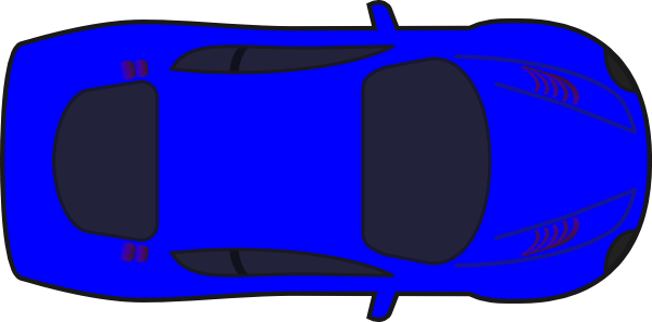 Clipart Car Birds Eye View Blue Top Clip Art At Clker - Car Birds Eye View Png - Free Transparent PNG Clipart Images Download. - Car Transparent PNG Free Download