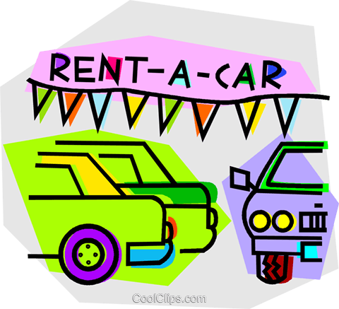 Car Lot Royalty Free Vector Clip Art Illustration - Car Rental Clipart - Free Transparent PNG Clipart Images Download. - Car Transparent PNG Free Download