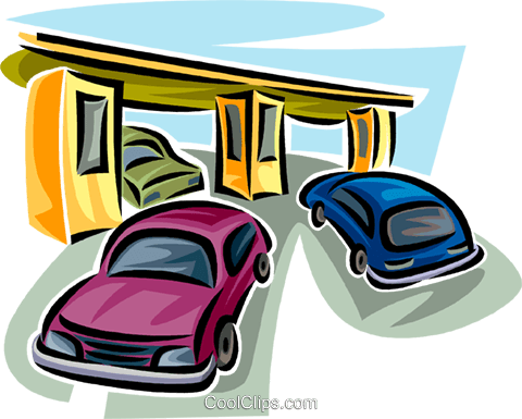 Toll Booths Royalty Free Vector Clip Art Illustration - City Car - Free Transparent PNG Clipart Images Download. - Car Transparent PNG Free Download