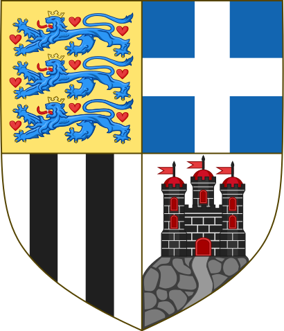 Arms Of Philip, Duke Of Edinburgh - Denmark Coat Of Arms Oval Car Magnet - Free Transparent PNG Clipart Images Download. - Car Transparent PNG Free Download