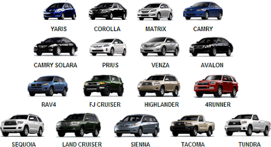 Toyotamodels2 Toyota Car Names And Their Meanings - Toyota Car Models Name Transparent PNG - 530x288 - Free Download on - Car Transparent PNG Free Download