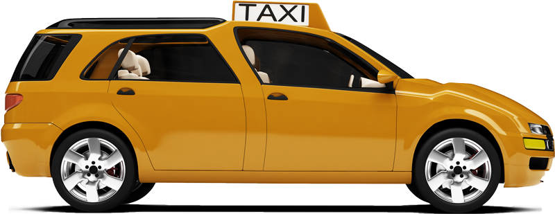 Future Concept Of Taxi Car Isolated Vie Mug Transparent PNG - 800x309 - Free Download on - Car Transparent PNG Free Download
