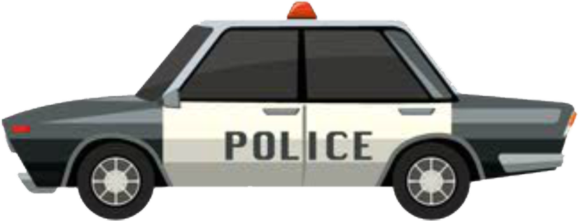 Gacha Police Freetoedit - Police Car Other Color, HD Png Download - Car Transparent PNG Free Download