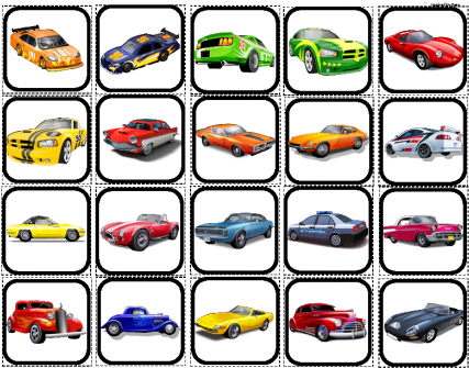 "cars" Picture Game For Autism - Cars Memory - Free Transparent PNG Clipart Images Download. - Car Transparent PNG Free Download