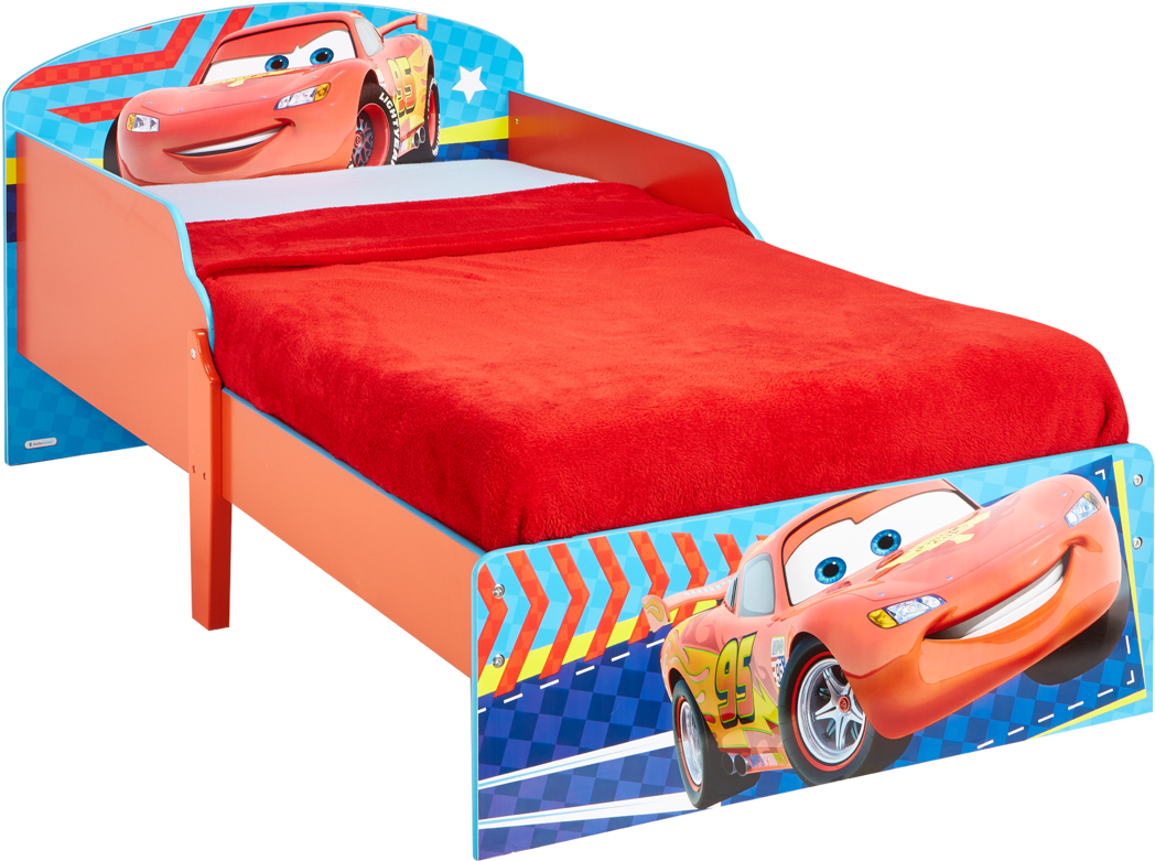 Disney Pixar Cars Lightning Mcqueen - Disney Cars Kids Toddler Bed By Hellohome Transparent PNG - 1181x1181 - Free Download on - Car Transparent PNG Free Download