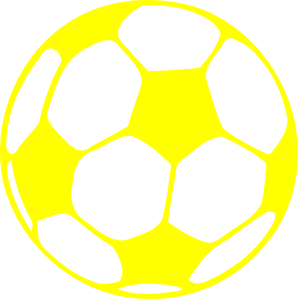 Yellow Football Clip Art At Clker - Soccer Ball Car Decal - Free Transparent PNG Clipart Images Download. - Car Transparent PNG Free Download