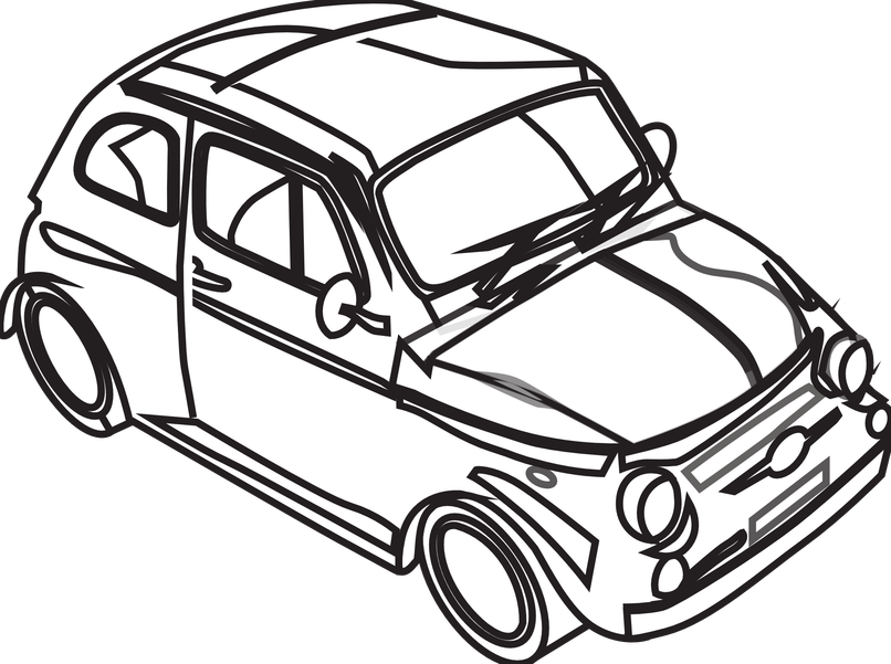 Car Pictures Black And White - Black And White Clipart Car - Free Transparent PNG Clipart Images Download. - Car Transparent PNG Free Download