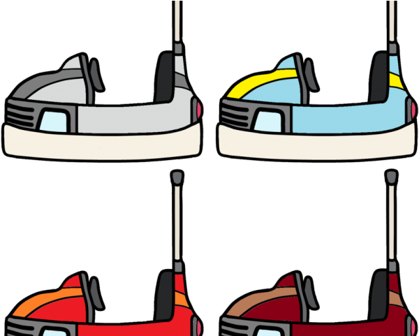 Daredevil Clipart Trapeze Artist - Bumper Cars Drawing Easy - Free Transparent PNG Clipart Images Download. - Car Transparent PNG Free Download