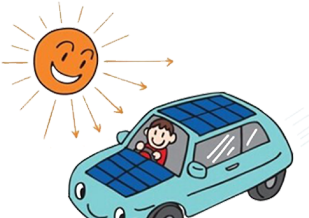 Energy Clipart Solar Car - Solar Car Cartoon - Free Transparent PNG Clipart Images Download. - Car Transparent PNG Free Download