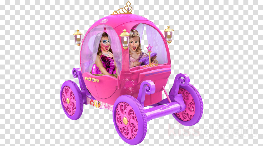 Princess Carriage Power Wheels Clipart Car Power Wheels - Princess Kids Car Transparent PNG - 900x500 - Free Download on - Car Transparent PNG Free Download
