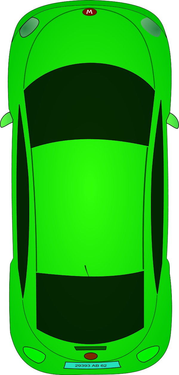 See Clipart Taxi Top - Top Of Green Car Png Transparent PNG - 600x1255 - Free Download on - Car Transparent PNG Free Download