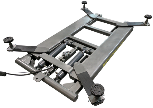 Titan Lifts Mid Rise Scissor Lift Png Rise Scissor - Moving Car Lift Transparent PNG - 500x375 - Free Download on - Car Transparent PNG Free Download