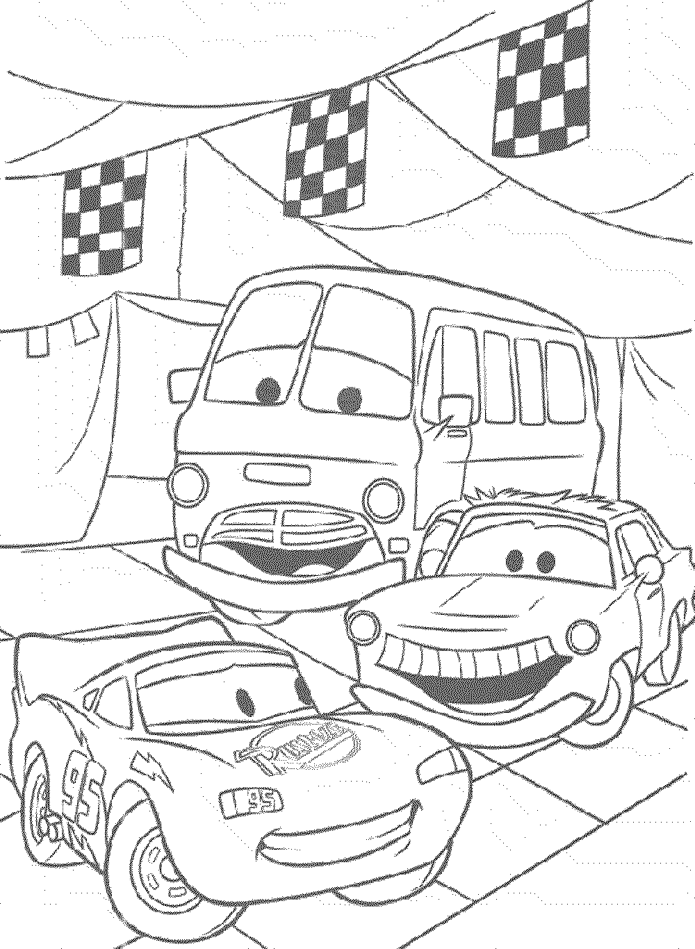 Cars 3 Coloring Sheets, HD Png Download - Car Transparent PNG Free Download