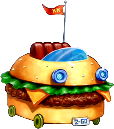 Showing Post & Media For Burger Car Cartoon - Spongebob Krabby Patty Car - Free Transparent PNG Clipart Images Download. - Car Transparent PNG Free Download