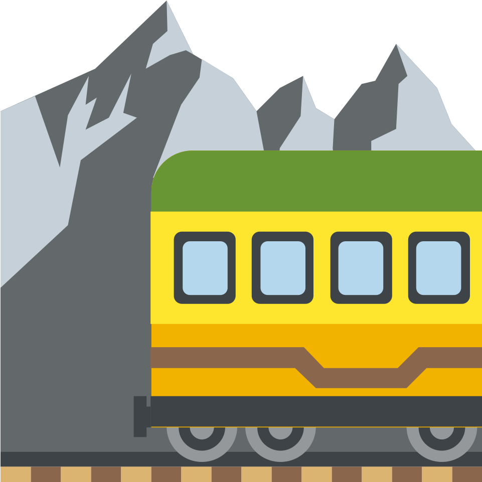 File - Emojione 1f69e - Svg - Apparel Printing Emoji Railway Car Lunch Bag Transparent PNG - 1024x1024 - Free Download on - Car Transparent PNG Free Download