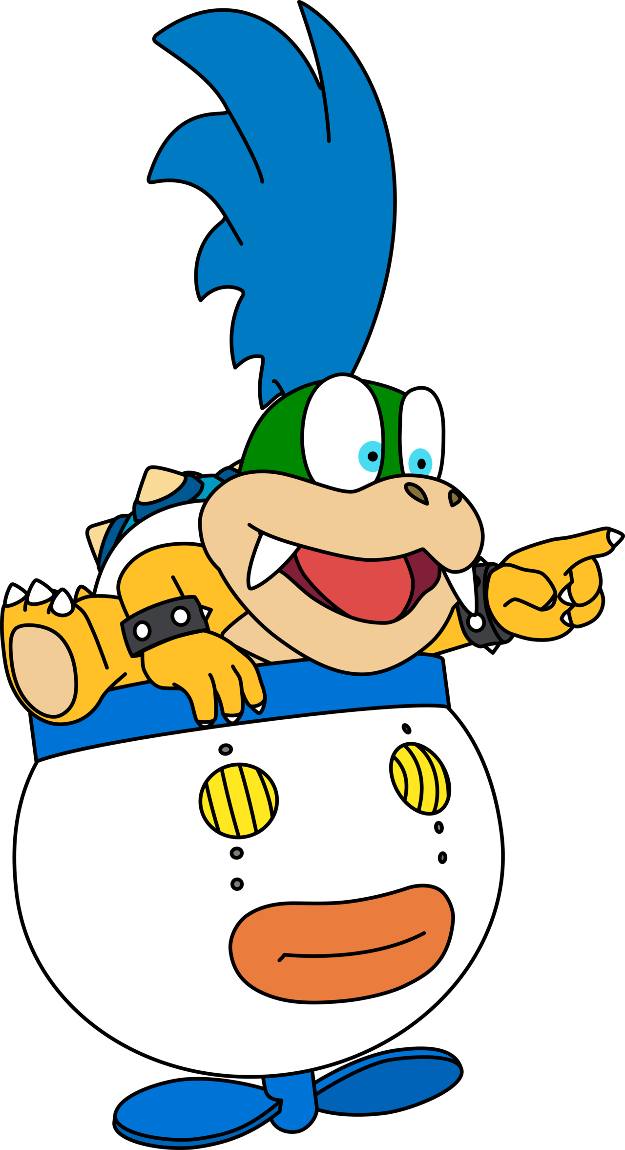 Larry Koopa In His Clown Car By Raykoopa - Larry Koopa Clown Car - Free Transparent PNG Clipart Images Download. - Car Transparent PNG Free Download