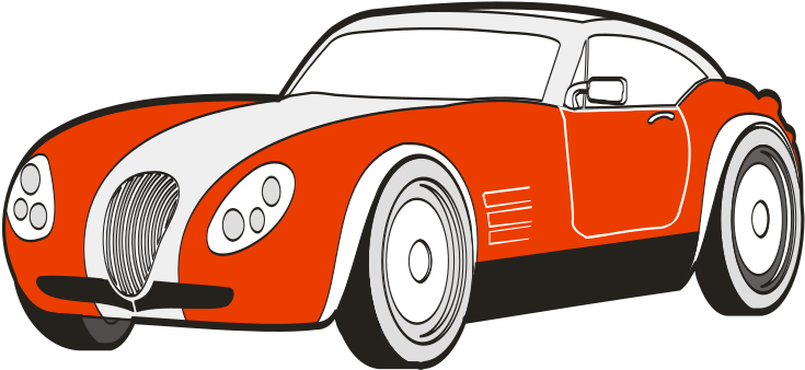Car Clipart Orange Car - Sports Car Clipart - Free Transparent PNG Clipart Images Download. - Car Transparent PNG Free Download