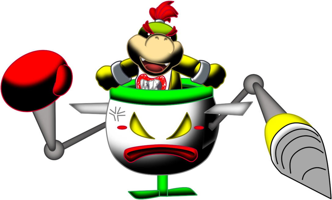 Koopa Clown Car And Bowser Jr By Primalmoron - Koopa Clown Car Bowser Jr - Free Transparent PNG Clipart Images Download. - Car Transparent PNG Free Download