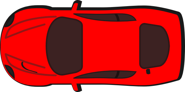 Red Car Top View 350 Clip Art Pictures To Pin On Pinterest - Car Clipart Top View - Free Transparent PNG Clipart Images Download. - Car Transparent PNG Free Download