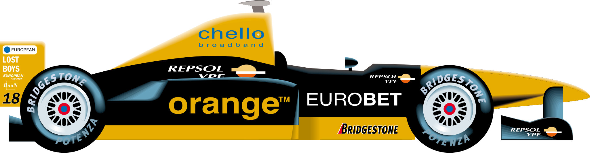 1 Racecar - Formula One Car Clipart Png - Free Transparent PNG Clipart Images Download. - Car Transparent PNG Free Download