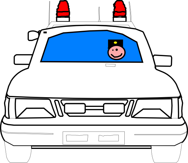 Police Car Clip Art At Clker - Police Car Clip Art - Free Transparent PNG Clipart Images Download. - Car Transparent PNG Free Download
