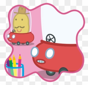 Peppa Pig Drawing - Mr Potato Peppa Pig Car - Free Transparent PNG Clipart Images Download. - Car Transparent PNG Free Download