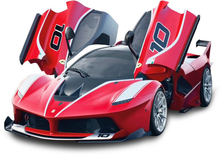 Red Ferrari Fxx K Car Png Image - 1/24 Scale Ferrari Fxx K Transparent PNG - 500x371 - Free Download on - Car Transparent PNG Free Download