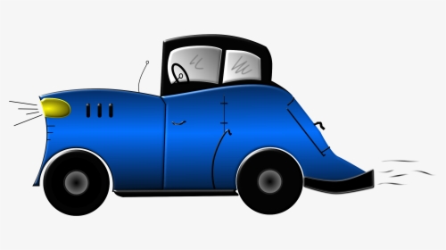 Clipart Cars Cartoon - Transparent Old Cartoon Car, HD Png Download - Car Transparent PNG Free Download
