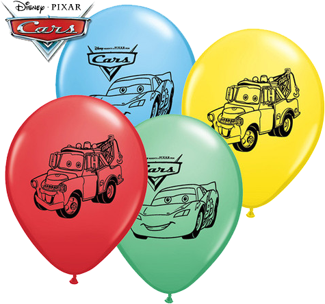 Disney Cars 11" Assorted Latex Balloons - Disneyland Park, Walt Disney Studios Park Transparent PNG - 480x480 - Free Download on - Car Transparent PNG Free Download