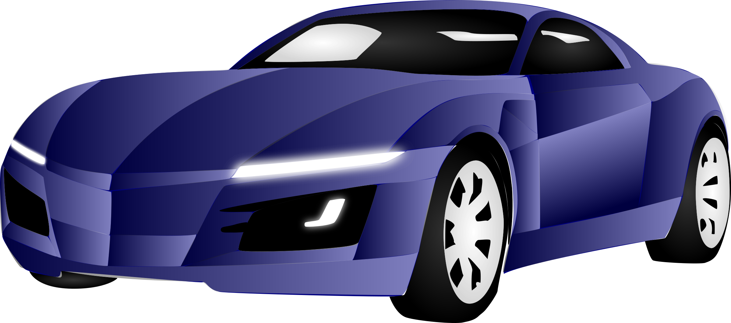 Police Officer Car Cartoon For Kids - Blue Sports Car Clipart - Free Transparent PNG Clipart Images Download. - Car Transparent PNG Free Download