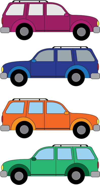 Cars Free Car Clip Art - Line Of Cars Clipart - Free Transparent PNG Clipart Images Download. - Car Transparent PNG Free Download