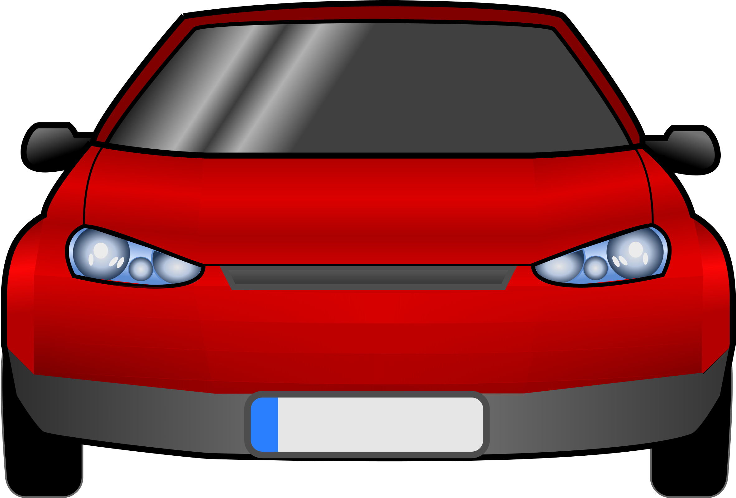 Car Front Clip Art At Clker Com Vector Online Royalty - Car Cartoon Front View - Free Transparent PNG Clipart Images Download. - Car Transparent PNG Free Download