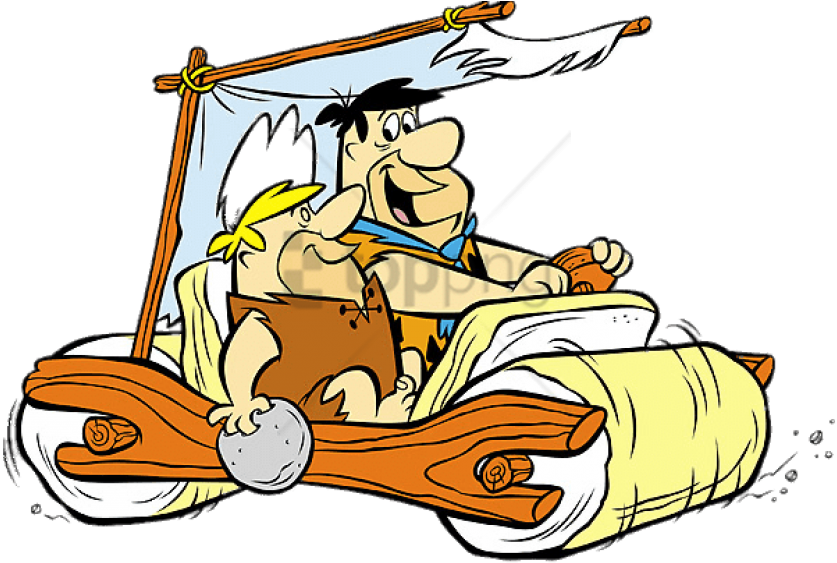 Free Png Download The Flintstones Fred And Barney In - Flintstones Car Transparent PNG - 850x563 - Free Download on - Car Transparent PNG Free Download