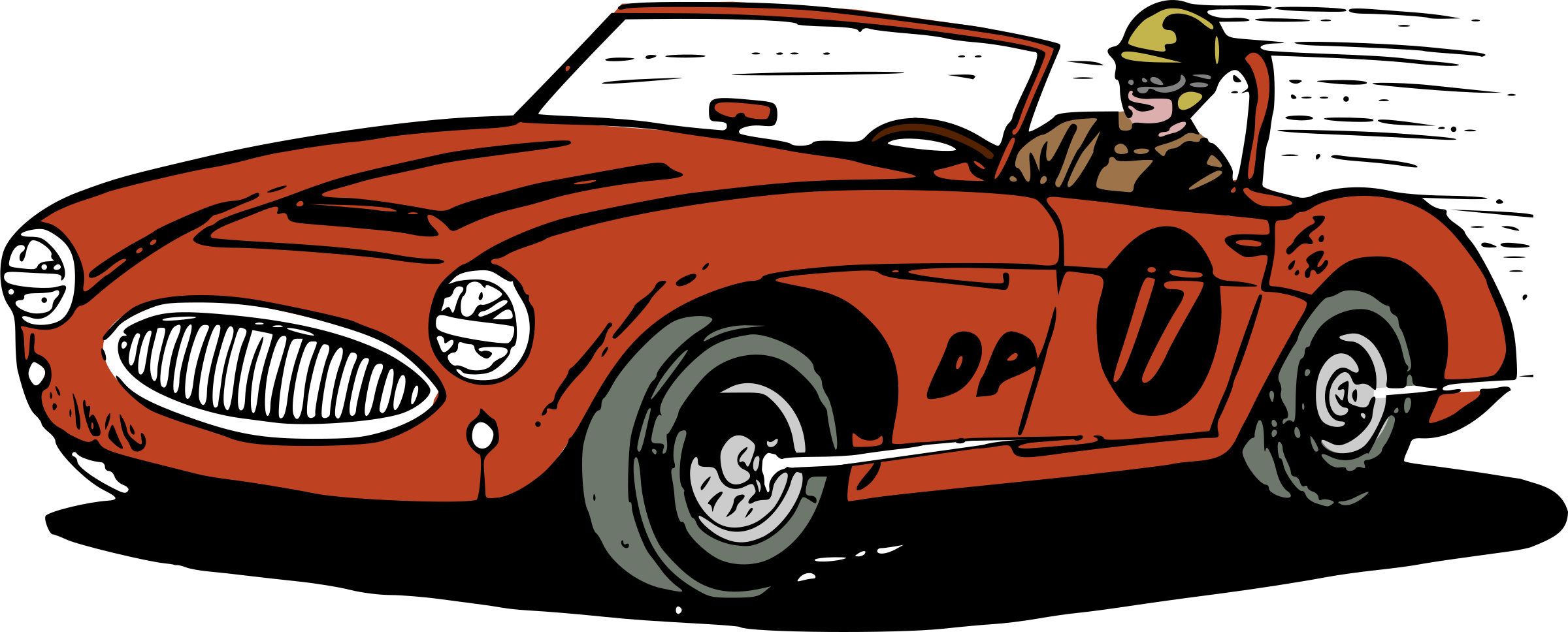 Fast Moving Racing Car Png Clipart - Race Car Retro Clip Art - Free Transparent PNG Clipart Images Download. - Car Transparent PNG Free Download