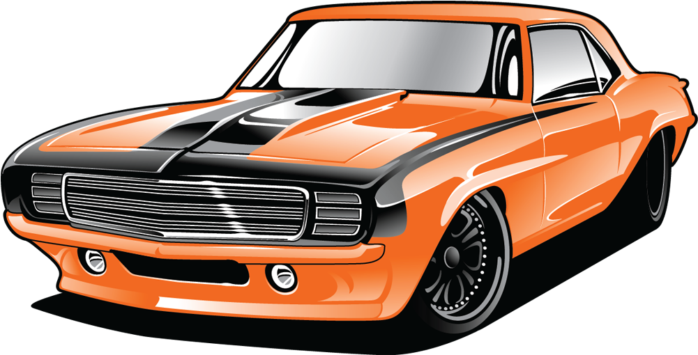 Chevrolet Camaro 1969 Png Clipart - New Servolate Orange Car Clip Art - Free Transparent PNG Clipart Images Download. - Car Transparent PNG Free Download