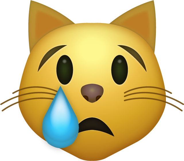 Download Crying Cat Iphone Emoji Jpg - Cat Emoji Png Transparent PNG - 641x560 - Free Download on - Cat Transparent PNG Free Download