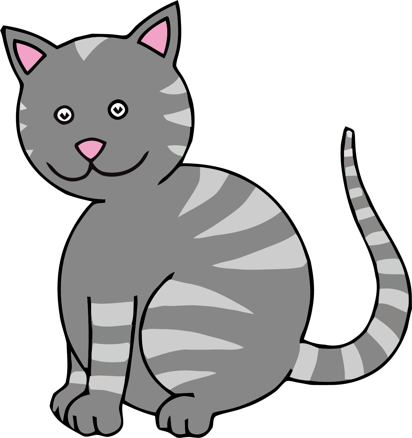 Gray Color Cat Clipart Png - Cat Clipart Png Transparent PNG - 1441x1533 - Free Download on - Cat Transparent PNG Free Download