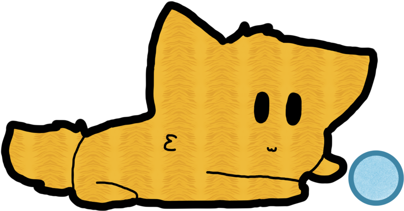 Xxblueberrykitxx Doodle 2 Cat Playing With Yarn By - Cat Grabs Treat - Free Transparent PNG Clipart Images Download. - Cat Transparent PNG Free Download