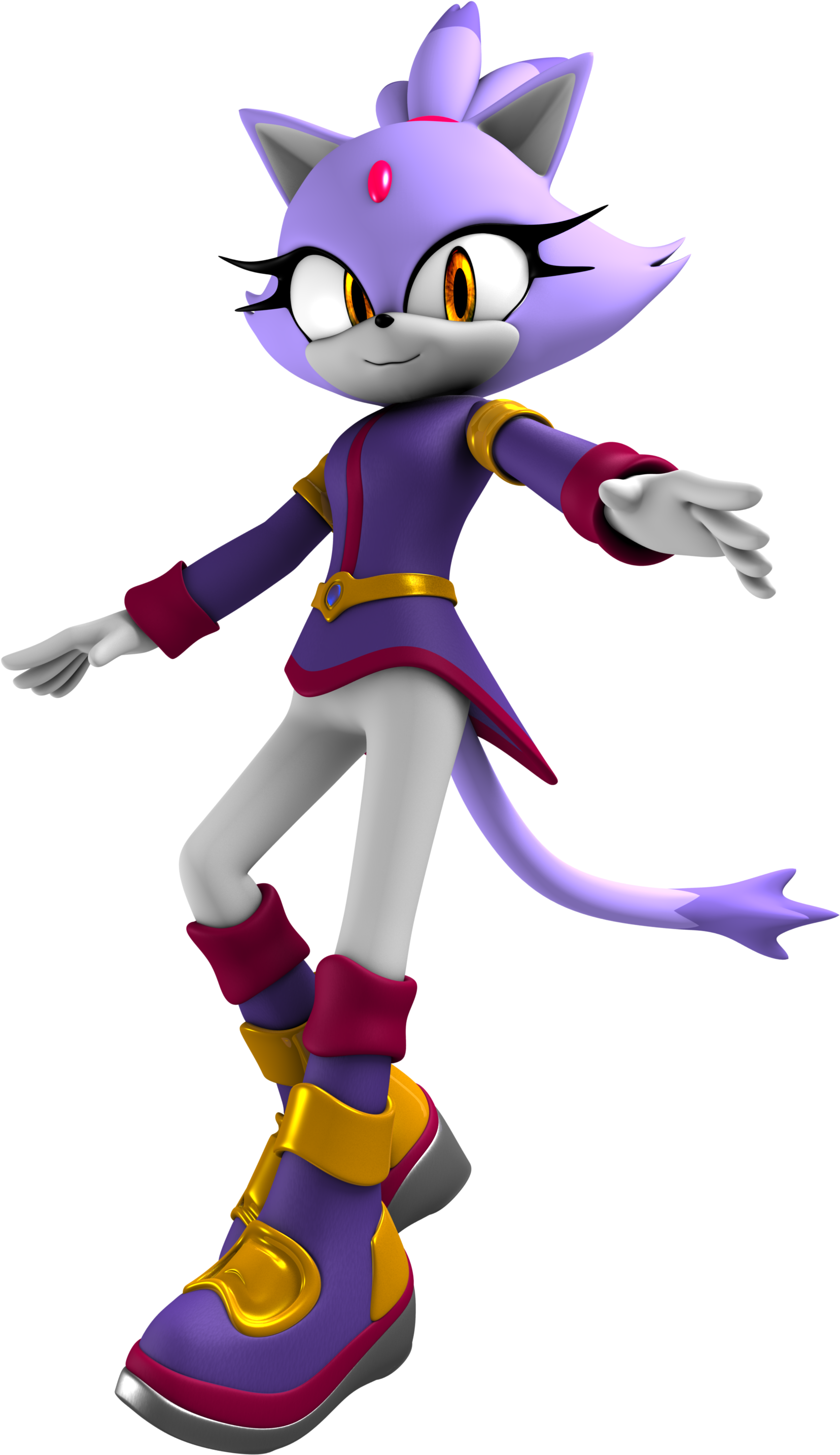 Blaze The Cat All Olympic Outfits By Dile007 On Deviantart - Blaze The Cat Sonic Boom - Free Transparent PNG Clipart Images Download. - Cat Transparent PNG Free Download