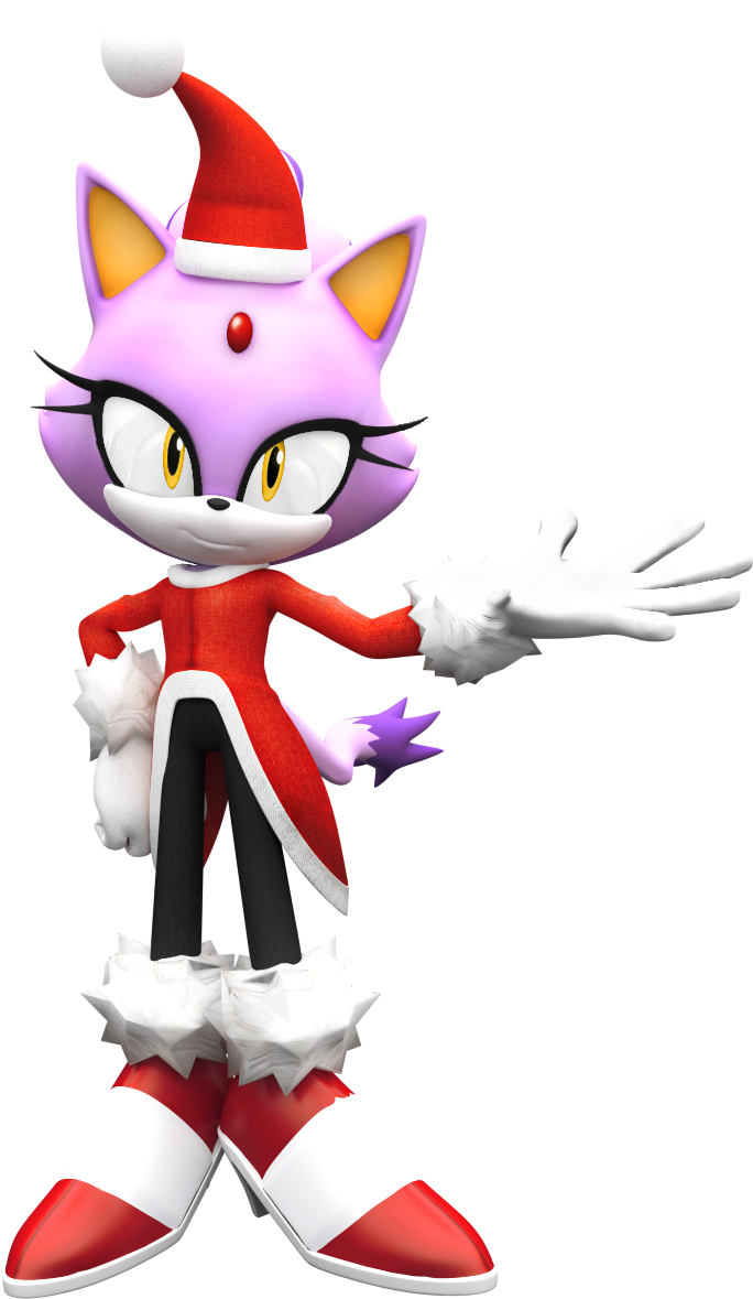 Nibroc Rock 223 83 Christmas Blaze 2014 Render By Nibroc - Blaze The Cat Christmas - Free Transparent PNG Clipart Images Download. - Cat Transparent PNG Free Download