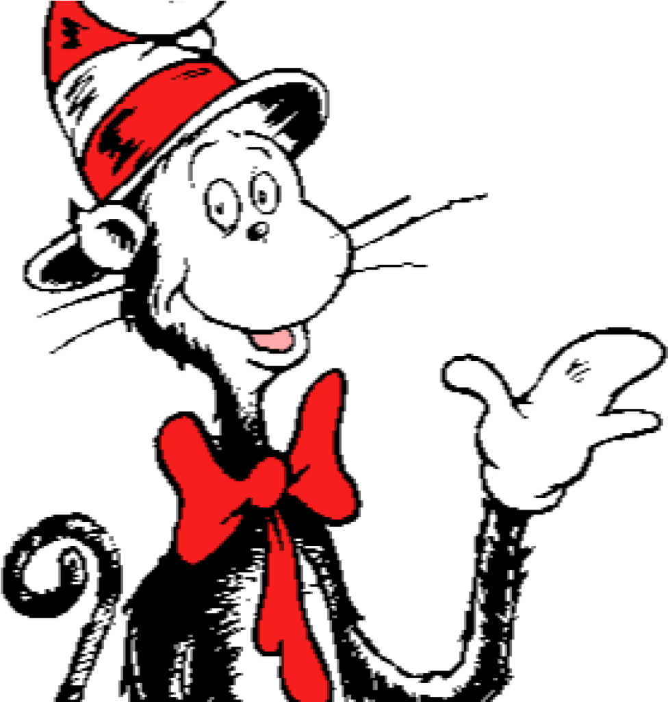 Printable Images Of Dr Seuss Characters Diy Dr Seuss - Cat In The Hat Sitting - Free Transparent PNG Clipart Images Download. - Cat Transparent PNG Free Download
