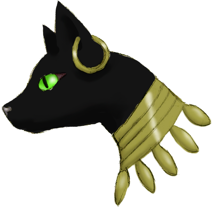 Egyptian Cat By Serpentsolus On Deviantart - Drawings Of Egyptian Cats - Free Transparent PNG Clipart Images Download. - Cat Transparent PNG Free Download