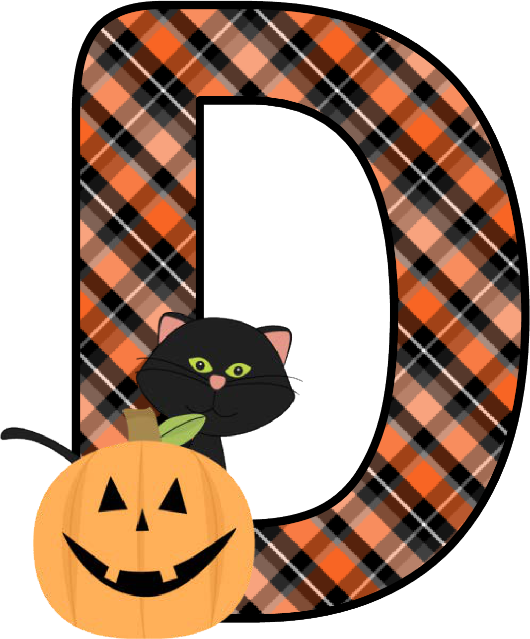 Ch B *✿* Alfabeto Calabaza De Kid Sparkz - Free Printable Halloween Alphabet Letters Cat Pumpkin - Free Transparent PNG Clipart Images Download. - Cat Transparent PNG Free Download