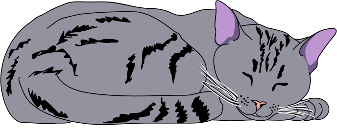 Kitten Png Clipart - Sleeping Cat Clipart Png Transparent PNG - 688x272 - Free Download on - Cat Transparent PNG Free Download