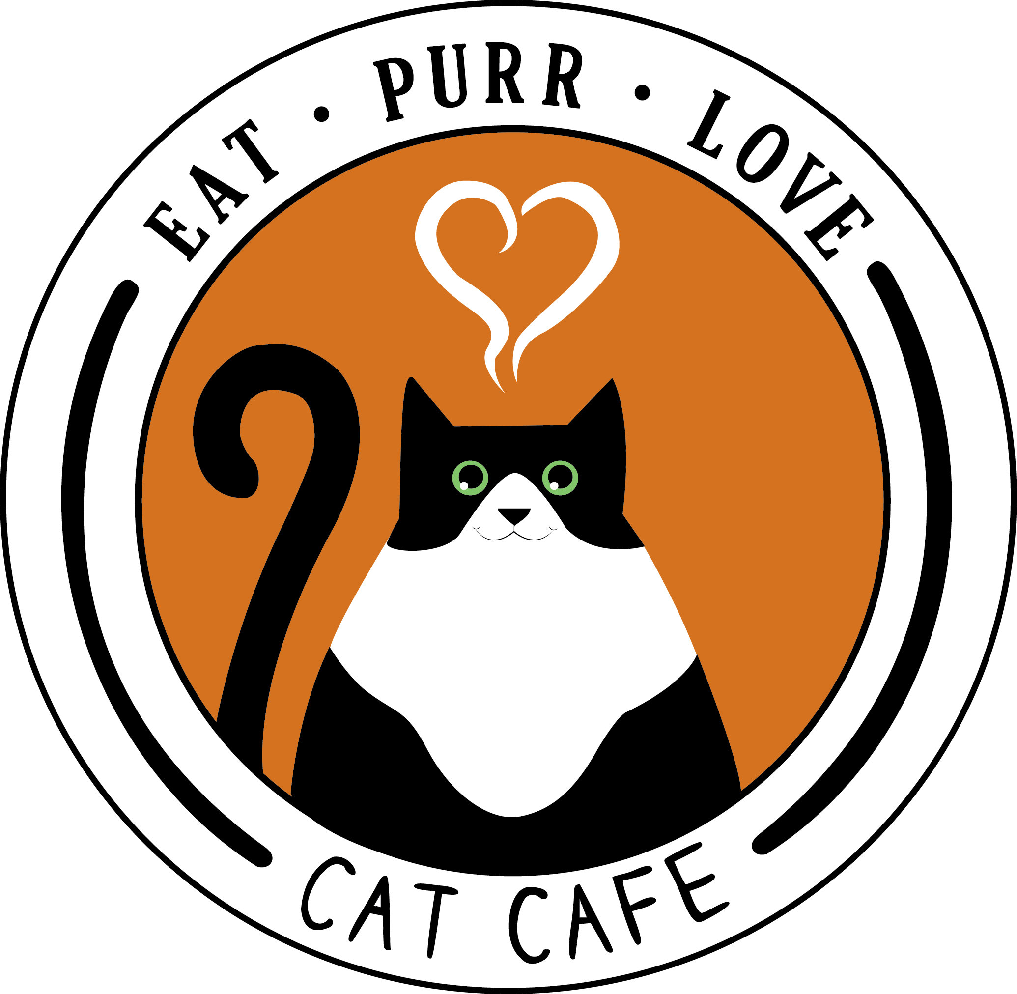 Eat Purr Love Cat Cafe - Eat Purr Love Cafe Transparent PNG - 2070x2023 - Free Download on - Cat Transparent PNG Free Download
